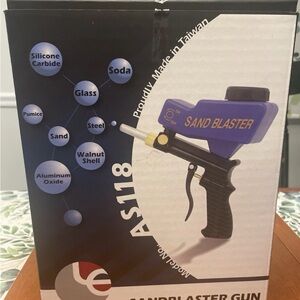 AS118 Sand Blaster Gun - Black and Purple